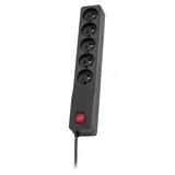 ZX 510 G-A K.:CZ 5,0M surge protector Black 5 AC outlet(s) 230 V 5 m