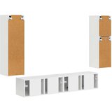  Komplet TV omaric 4 pcs Visok sijaj bela Konstruiran les - - Bela - 57.9 - 30 x 31 x 100 cm - 2025-vidaXL-Uvoz_2 | Shoptok.si
