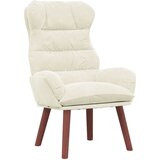 vidaXL Naslanjači za počitek Krem Tkanina, Les Standard Ergonomski, (22054263) | Shoptok.si