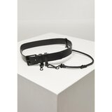 Urban Classics imitation leather belt with key chain black Cene