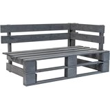  Vrtna sofa od paleta od borovine s crvenim jastucima | shoptok.hr
