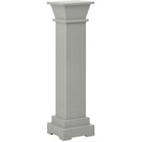  Klasično stojalo za rastlino sivo 17x17x66 cm MDF | Shoptok.si