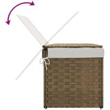  Košara za rublje s poklopcem 55,5 x 35 x 34 cm od poliratana | shoptok.hr