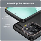 Techsuit Carbon Silicone maska za Honor X6c – crna | shoptok.hr