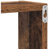  Polica na zidu Zidna montaža Staro drvo 96 x 12 x 64 cm | Shoptok.si