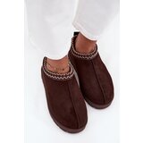 Boto Low Women's Snow Boots With Embroidery Chocolate Juvielle Cijene