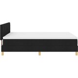 vidaXL Box Spring krevet s madracem Crni 140x200 cm Tkanina | shoptok.hr