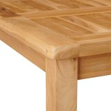 Vanjski bar set 5 pcs Neprerađeno Čvrsto teak drvo | shoptok.hr