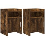  Noćni ormarići 2 pcs Dimljeni hrast 40 x 36 x 60 cm | Eponuda.com