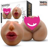INTOYOU LikeTrue Sela Super Realistic Vagina & Mouth 635g Brown Cene