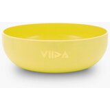 VIIDA Soufflé dječja zdjelica, antibakterijski nehrđajući čelik, žuta | shoptok.hr