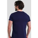 GymBeam Strong Tomorrow T-shirt Navy Blue