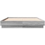  Okvir za krevet boja hrasta 140x190 cm od konstruiranog drva | shoptok.hr