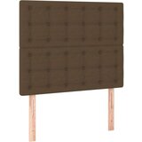  Box spring postelja z vzmetnico temno rjav 90x190 cm blago, (20899883) | Shoptok.si