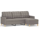 Maison Chic kavč - Sofa - Kanape trosed s stolčkom za noge taupe 180 cm blago, (21727746) Cene