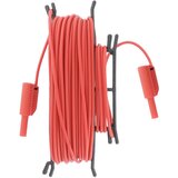 Metrel A 1640 varnostni merilni kabel banana moški konektor 4 mm banana moški konektor 4 mm 20 m rdeča 1 kos, (20423086) | Shoptok.si