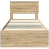  Krevetna konstrukcija s ladicama Sonoma hrast 100 x 200 cm | shoptok.hr