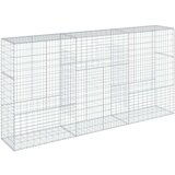 vidaXL Gabionska košara s poklopcem 300x50x150 cm pocinčano željezo | shoptok.hr
