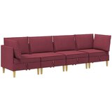  Modularni set sofe sa skladištem 4 pcs Vinska crvena Tkanina | Eponuda.com
