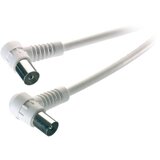 Vivanco antene priključni kabel [1x 75 Ω antenski muški konektor - 1x 75 Ω antenski ženski konektor] 3.00 m 90 dB bijela Cijene