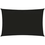  Jedro protiv sunca od tkanine Oxford pravokutno 3 x 6 m crno