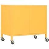 Ormarić za pohranu boja senfa 60 x 35 x 56 cm čelični | shoptok.hr