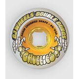 OJ Wheels Team Double Duro Chubbies 99a/95a 56mm" Kolešcki white / gold Cene