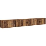  Zidni TV ormar set Zidne 3 pcs Staro drvo 100 x 34 5 x 40 cm | shoptok.hr