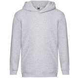 Fruit Of The Loom Szara bluza dziecięca Hooded Sweat Cene