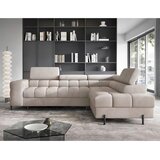 MID.YOU KOTNA SEDEŽNA GARNITURA, pliš bež | Shoptok.si