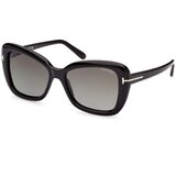 Tom Ford Maeve FT1008 01B ONE SIZE (55) Črna/Siva Cene