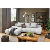 Hom`in KOTNA SEDEŽNA GARNITURA, šenilja ekru | Shoptok.si