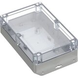 TRU COMPONENTS 6U07211406639 TC-13865340 industrijsko kućište 243.5 x 141.5 x 60.1 polikarbonat svijetlosiva, prozirna 1 | Eponuda.ba