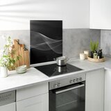 Wenko Stenska zaščitna plošča za štedilnik iz kaljenega stekla 70x60 cm Smoke – | Shoptok.si