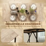  Blagovaonski stol za 6-8 osoba. Moderni pravokutni kuhinjski stol s drvenim izgledom 180 x 80 x 75 5 cm prirodni. | shoptok.hr