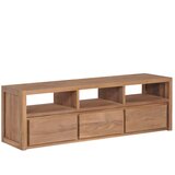 The Living Store TV omarica trdna tikovina z naravnim finišem 120x30x40 cm - TV Omarica, (21374748) Cene