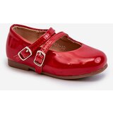 Boto FR1 Red Patent Leather Children's Ballerina Flats with Straps Margenis | Eponuda.ba