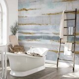  Foto tapeta - Modernist background - abstract stripes pattern with gold patterns 150x105 | shoptok.hr