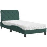  Krevet s madracem tamnozeleni 80 x 200 cm baršunasti | shoptok.hr