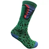 funny winter socks dark green čarape