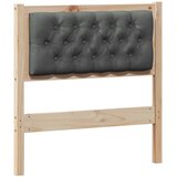  Uzglavlje Ostalo smeđe i tamnosivo 75 cm Masivna borovina | shoptok.hr
