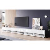 P & B nizka omarica A300, bela, visoki sijaj, led | Shoptok.si