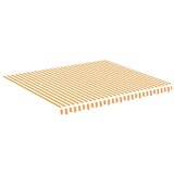 vidaXL Nadomestno blago za tendo rumeno in belo 4x3,5 m, (20611008) Cene