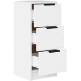  Komode 2 kom bijele 30 x 30 x 70 cm od konstruiranog drva | shoptok.hr