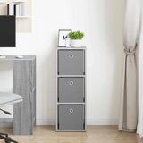  Strani šal s predalom Siva Sonoma 30,5 x 27 x 84,5 cm, (5000233748) | Shoptok.si