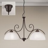 Orion luster na lancu rula 2xE27/40W/230V bela/bronza | Eponuda.com