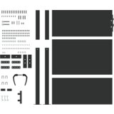 vidaXL Vrtna vrata Crna 105 x 150 cm Čelik s praškastim premazom | shoptok.hr