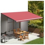 vidaXL Nadomestno blago za tendo bordo rdece 6x3,5 m | Shoptok.si