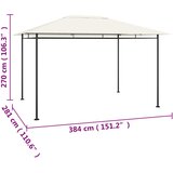  Sjenica 384x281x270 cm krem 180 g/m² | shoptok.hr