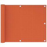 Balkonski zastor narančasti 75 x 300 cm HDPE | shoptok.hr